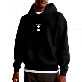 суичър,мъжки,пуловери,replay,mmg367.000.23960,hoodie,black,(black)
