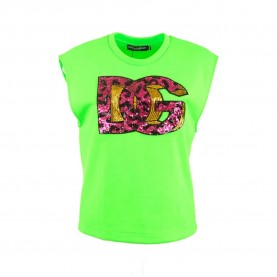 Тениска Dolce & gabbana 745946 sleeveless T-shirt - Light Green (Green) тениска,дамски,тениски,dolce,&,gabbana,745946,sleeveless,t,shirt,light,green,(green)