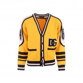 Жилетка Dolce & gabbana 746270 cardigan - Yellow жилетка,мъжки,пуловери,dolce,&,gabbana,746270,cardigan,yellow