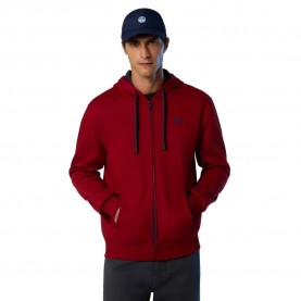 блуза,мъжки,пуловери,north,sails,logo,full,zip,sweatshirt,red,(red,dahlia)