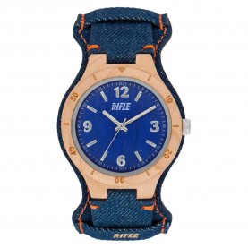 часовник,часовници,rifle,coachella,40,mm,watch,maple,band,jeans,(blue)