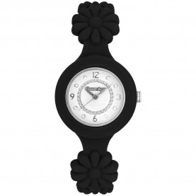 часовник,часовници,rifle,flowerapp,watch,flower,white,black,(silver)
