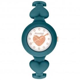 часовник,часовници,rifle,flowerapp,watch,white,esmerald,(blue)