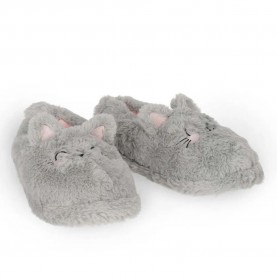 пантофи,мъжки,пантофи,дамски,пантофи,legami,kitty,slippers,grey,(pink,white)