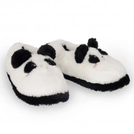 пантофи,мъжки,пантофи,дамски,пантофи,legami,panda,slippers,white,(black,white)