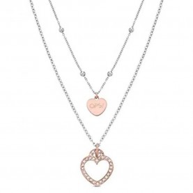бижутерия,ops,objects,crystal,vibes,double,heart,ipr,necklace,multicolor
