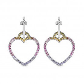 бижутерия,ops,objects,crystal,vibes,heart,earrings,multicolor