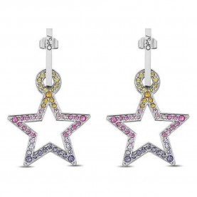 бижутерия,ops,objects,crystal,vibes,star,earrings,multicolor
