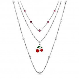 бижутерия,ops,objects,summer,feelings,cherry,ss,necklace,multicolor