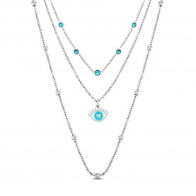 бижутерия,ops,objects,summer,feelings,eye,ss,necklace,multicolor