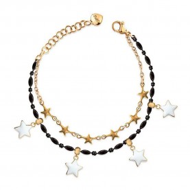 бижутерия,ops,objects,twice,candy,bracelet,black,gold,(golden)
