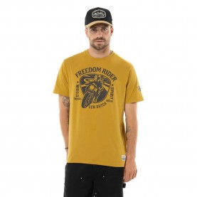 Тениска Von dutch Motey short sleeve T-shirt - Yellow (VD/RC/1/TR/MOTEY) тениска,мъжки,тениски,дамски,тениски,von,dutch,motey,short,sleeve,t,shirt,yellow,(vd,rc,1,tr,motey)