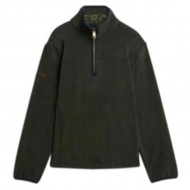 поларена,блуза,мъжки,пуловери,superdry,estate,fleece,half,zip,sweater,surplus,goods,olive,green,(green)