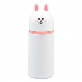 канцеларски,принадлежности,erik,editores,line,friends,cony,3d,pencil,case,multicolor,690,(white)