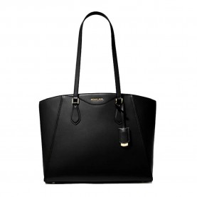 пазарска,чанта,всички,чанти,michael,kors,taryn,shopper,bag,dark,chambray,(black)
