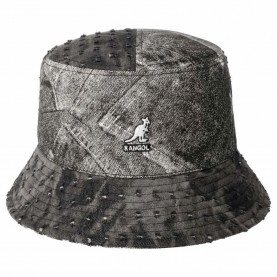 шапка,всички,шапки,kangol,denim,mash,up,bucket,hat,black,trompe,lóeil