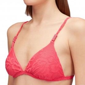 Sundek Andress jacquard terry bralette sk23 bikini top - Pink (Pitaya) дамски,бански,костюми,sundek,andress,jacquard,terry,bralette,sk23,bikini,top,pink,(pitaya)