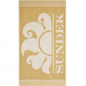 хавлиена,кърпа,хавлии,sundek,fouta,jacquard,beach,logo,towel,golden,(gold)