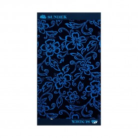 хавлиена,кърпа,хавлии,sundek,jacquard,terry,hibiscus,pattern,towel,navy,(black)