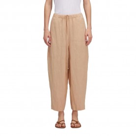 панталони,дамски,панталони,sundek,linen,with,adjustable,elasticated,waistband,pants,beige,(durian)