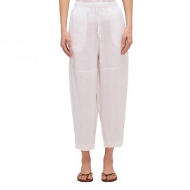 панталони,мъжки,панталони,дамски,панталони,sundek,linen,with,adjustable,elasticated,waistband,pants,white,(white)