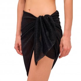 Sundek Lurex sarong - Black (Black) хавлии,sundek,lurex,sarong,black,(black)