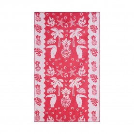 хавлиена,кърпа,хавлии,sundek,recycled,lightweight,microfibre,tropic,salad,print,towel,pitaya,(pink)