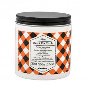 хигиена,коса,davines,the,quick,fix,circle,750ml,repair,hair,mask,clear