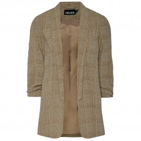 сако,дамски,сака,pieces,boss,3,4,printed,blazer,crockery,check,morel,(grey)