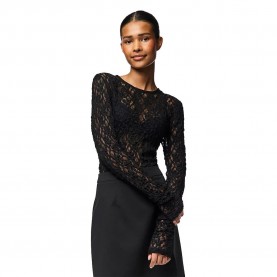 тениска,дамски,тениски,pieces,hazel,long,sleeve,t,shirt,black