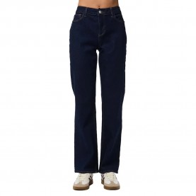 дънки,дамски,панталони,pieces,kelly,straight,fit,jeans,dark,blue,denim,(blue)