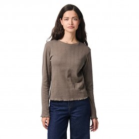 тениска,дамски,тениски,pieces,marie,long,sleeve,t,shirt,morel,(brown)