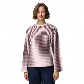 тениска,дамски,тениски,pieces,sadie,long,sleeve,t,shirt,cloud,dancer,red,(white)