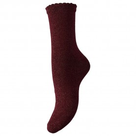 чорапи,дамски,чорапи,pieces,sebby,glitter,socks,tawny,port,(red)
