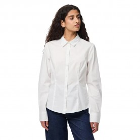 риза,с,дълъг,ръкав,дамски,блузи,дамски,ризи,pieces,sussi,long,sleeve,shirt,bright,white,(white)