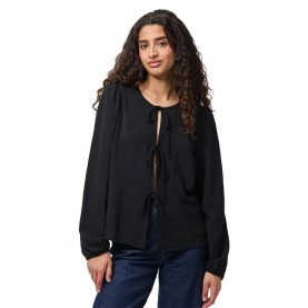 дамски,блузи,дамски,ризи,pieces,tiffany,long,sleeve,blouse,black