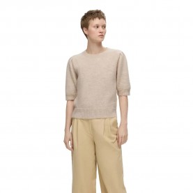 тениска,дамски,тениски,selected,lulu,short,sleeve,t,shirt,birch,(beige)