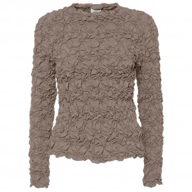 тениска,дамски,тениски,yas,mera,long,sleeve,t,shirt,taupe,gray,(brown)