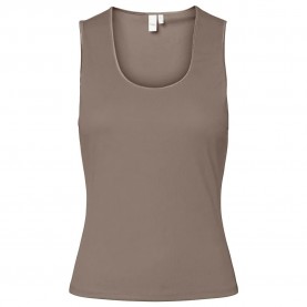 тениска,дамски,тениски,yas,paloma,sleeveless,t,shirt,taupe,gray,(brown,grey)
