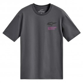 Тениска Alpinestars Pop Helmet short sleeve T-shirt - Grey (Charcoal) тениска,мъжки,тениски,дамски,тениски,alpinestars,pop,helmet,short,sleeve,t,shirt,grey,(charcoal)