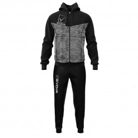 анцуг,мъжки,анцузи,givova,visa,melange,tracksuit,black,dark,grey,melange,(black)