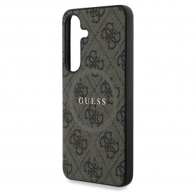 Guess Classic Logo MagSafe Samsung Galaxy S25 phone case - Grey (Brown) други,аксесоари,guess,classic,logo,magsafe,samsung,galaxy,s25,phone,case,grey,(brown)