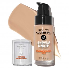 Revlon Colorstay Full Cover 200 Nude foundation ексфолианти,revlon,colorstay,full,cover,200,nude,foundation