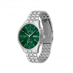 часовник,часовници,boss,associate,42,mm,watch,silver,(silver,green,mineral)