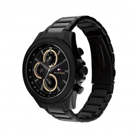 часовник,часовници,tommy,hilfiger,clark,46,mm,watch,black,(back,black,mineral)