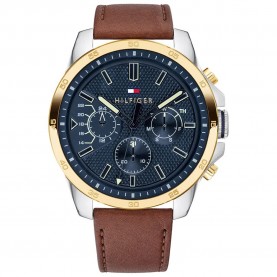 часовник,часовници,tommy,hilfiger,decke,48,mm,watch,brown,(brown,navy,mineral)