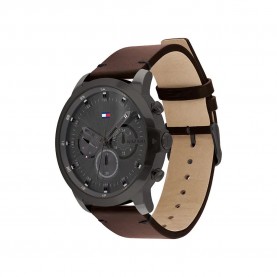 часовник,часовници,tommy,hilfiger,jamsn,46,mm,watch,brown,(dark,brown,grey,mineral)