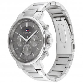Часовник Tommy hilfiger Tyson 44 mm watch - Silver (Silver / Dark Grey / Mineral) часовник,часовници,tommy,hilfiger,tyson,44,mm,watch,silver,(silver,dark,grey,mineral)