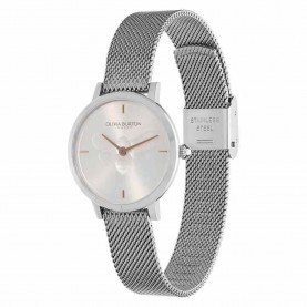 часовник,часовници,olivia,burton,bee,28,mm,watch,silver,silver,mineral,(grey)