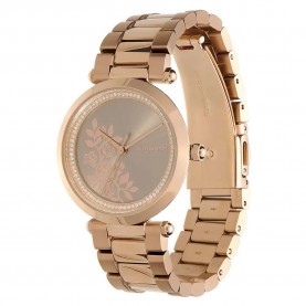 Часовник Olivia burton T-Bar Floral 34 mm woman watch - Golden (Rose Gold / Rose Gold / Mineral) часовник,часовници,olivia,burton,t,bar,floral,34,mm,woman,watch,golden,(rose,gold,rose,gold,mineral)
